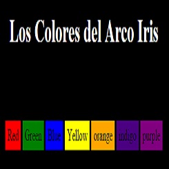 Los Colores del Arco Iris